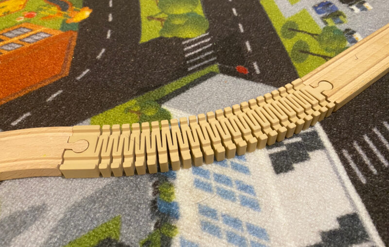 Flexible Train Track for Wooden Train Sets - Image 4