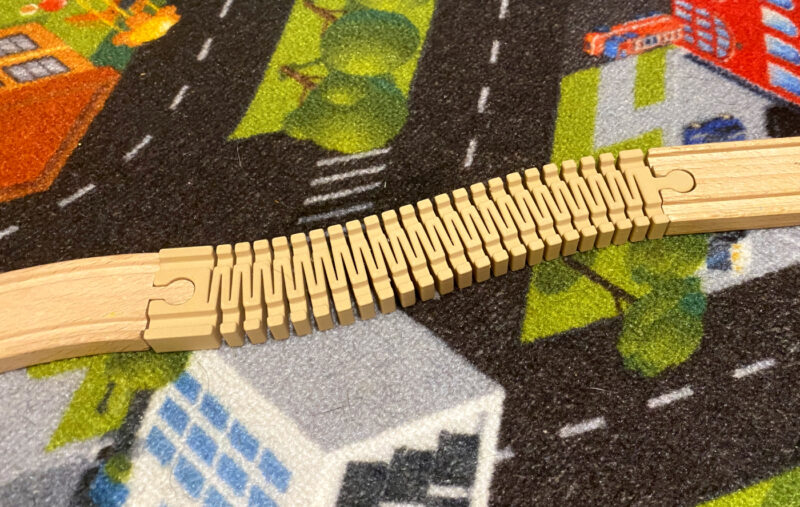 Flexible Train Track for Wooden Train Sets - Image 2