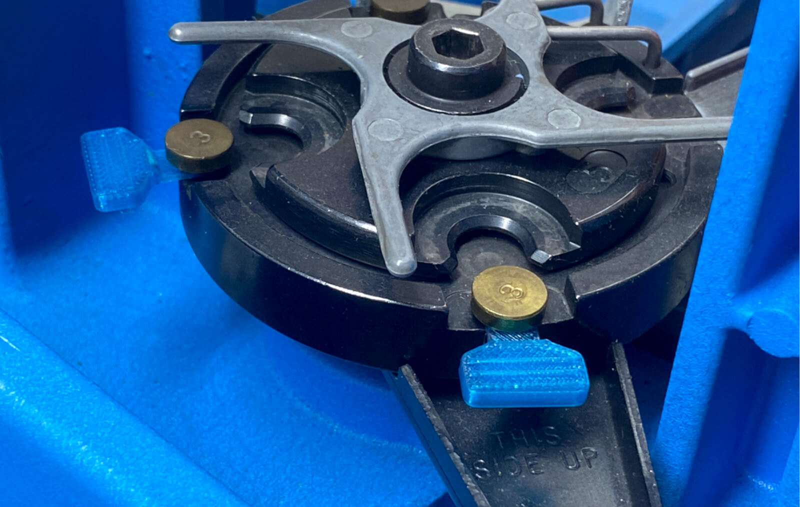 Flexible Locator Pin Tabs for Dillon Presses