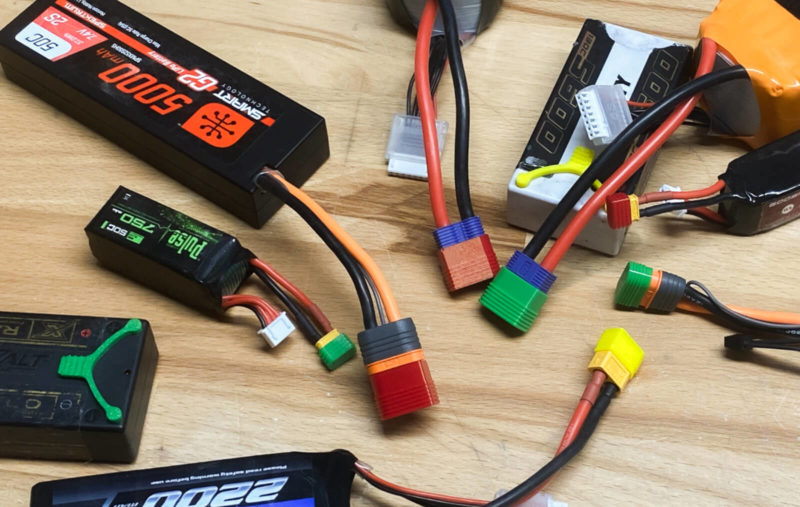 RC Battery Status Caps - Charge Indicator for XT, EC, iC, Deans and more!
